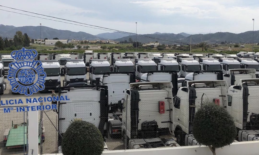Siete detenidos en Murcia por robar 50 camiones que intentaban vender
