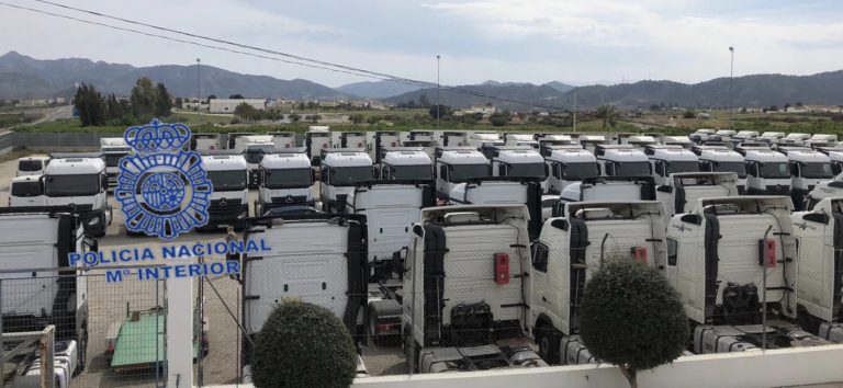 Siete detenidos en Murcia por robar 50 camiones que intentaban vender